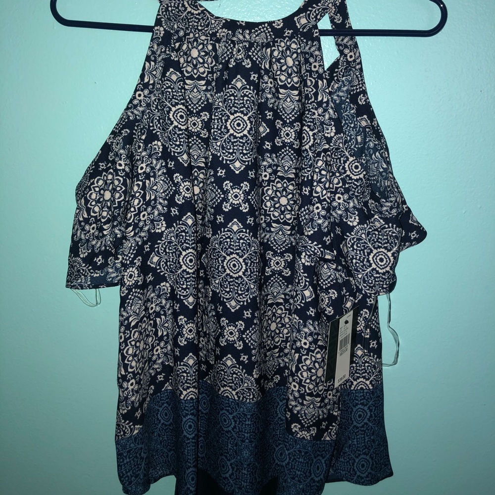 A Cold-Shoulder Blouse